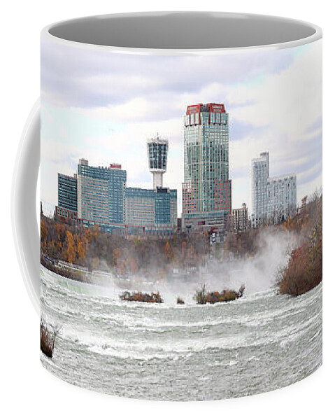 Niagara Falls Ontario Canada Coffee Mug featuring the photograph North of the Border by Tony Lee