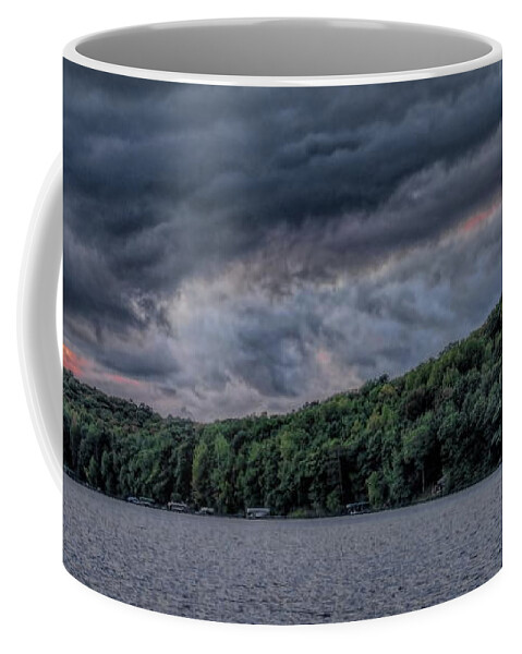 Upnorth Coffee Mug featuring the photograph North Twin Lake Downburst by Dale Kauzlaric