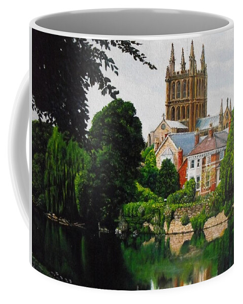 Norwick Coffee Mug featuring the painting Norwich by HH Palliser