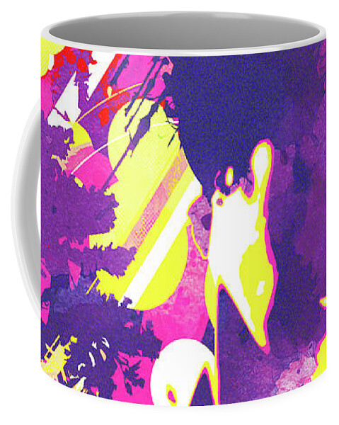 Bird Coffee Mug featuring the digital art Nostalgic Seduction II - Dim Sunrise by Chris Andruskiewicz