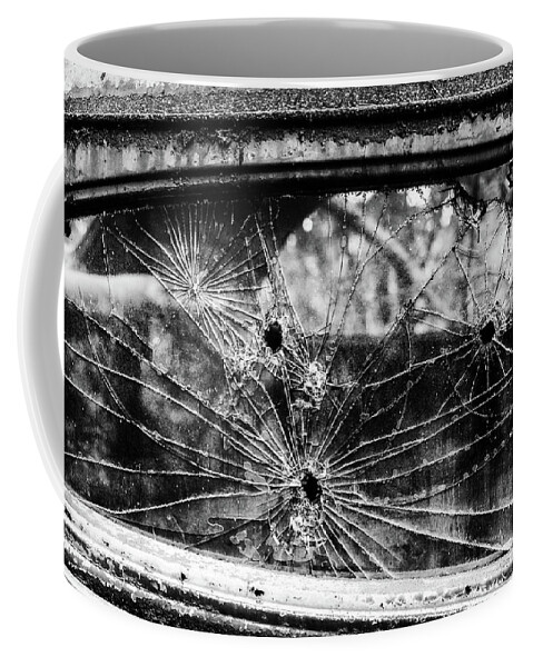 Flemings Coffee Mug featuring the photograph Not Bulletproof by Louis Dallara