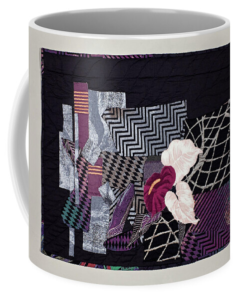 Black Coffee Mug featuring the mixed media Not Everything in Life is Black or White by Vivian Aumond