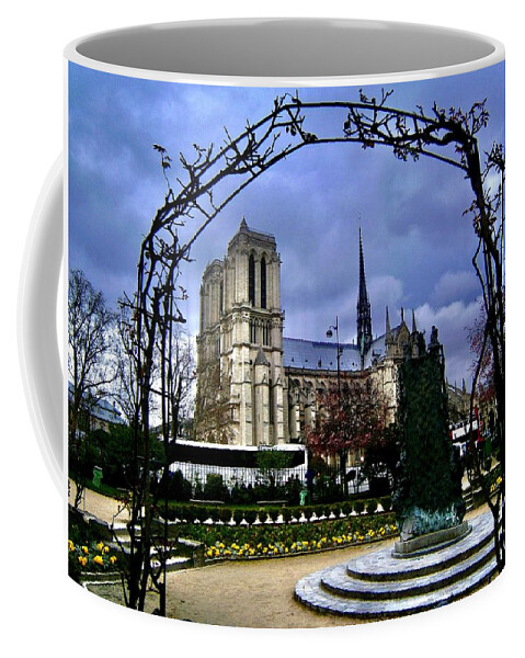 Notre Dame Coffee Mug featuring the photograph Notre Dame Before the Burn 1 by Tanya White
