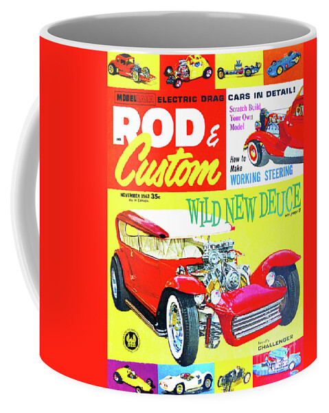 Advertisement Coffee Mug featuring the photograph Nov 1962 Rod and Custom Magazine by David Lee Thompson