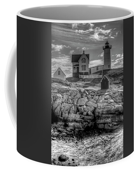 Fine Art Coffee Mug featuring the photograph Nubble Lighthouse by Robert Harris
