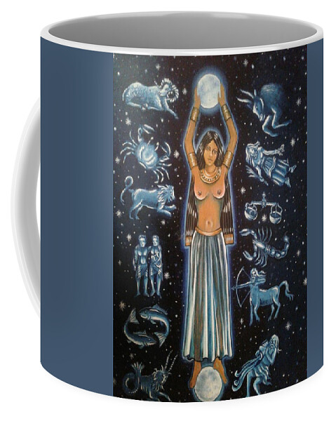  Coffee Mug featuring the painting Nut by James RODERICK