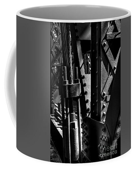 Bridge Coffee Mug featuring the photograph Nuts and Bolts by Glen Carpenter