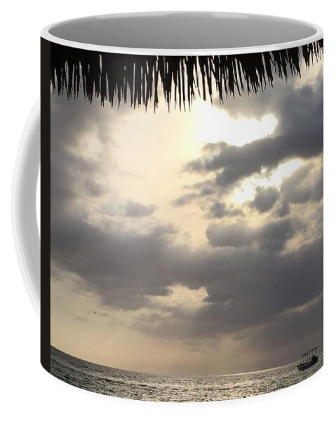 Digital Coffee Mug featuring the photograph Ocean Rain by Lisa White