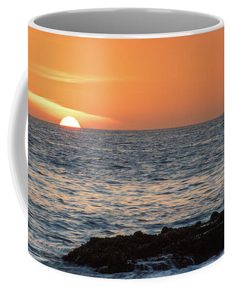  Coffee Mug featuring the photograph Ocean Sunset by Vincent Bonafede
