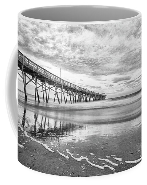 Fishing Pier Coffee Mug featuring the photograph Oceanana Fishing Pier - Atlantic Beach NC by Bob Decker