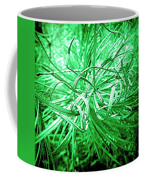 Green Coffee Mug featuring the photograph Oh What A Tangled Web We Weave by VIVA Anderson