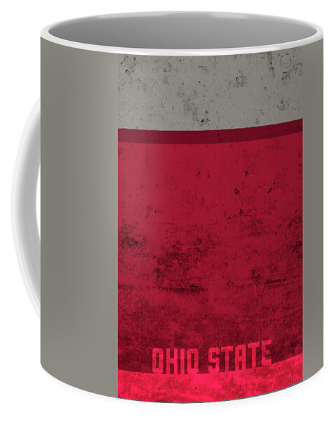 Ohio State Team Colors College University Distressed Series Coffee Mug by  Design Turnpike - Instaprints