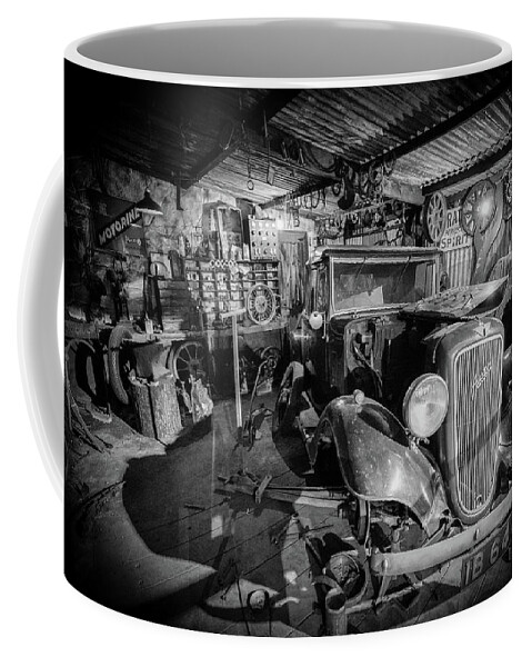 Car Coffee Mug featuring the photograph Old Austin by Nigel R Bell