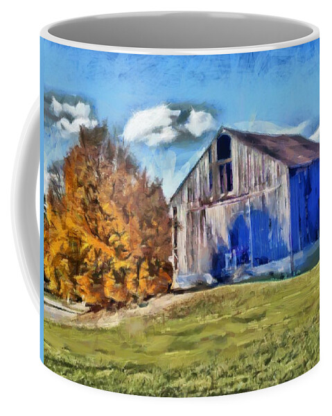Barn Coffee Mug featuring the photograph Old Barn 2020 by Christopher Reed