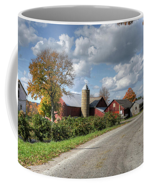 Farm Coffee Mug featuring the photograph Old Farm by Ann Bridges