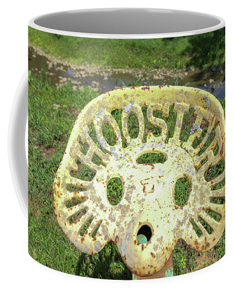 Hoosier Coffee Mug featuring the photograph Old Hoosier Seat by Bentley Davis