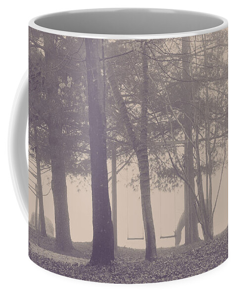 Farm Coffee Mug featuring the photograph Old Horse by the Swings by Joni Eskridge