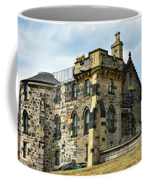 City Coffee Mug featuring the photograph Old Observatory House, Calton Hill, Edinburgh by Yvonne Johnstone