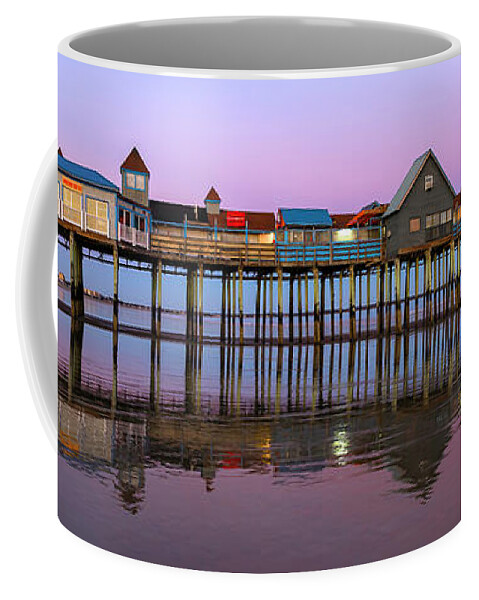 Maine Coffee Mug featuring the photograph Old Orchard Beach Pier by Gary Johnson