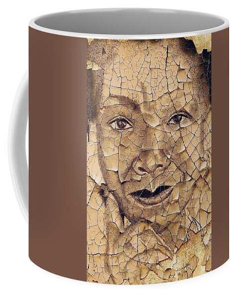  Coffee Mug featuring the mixed media old Photo by Angie ONeal