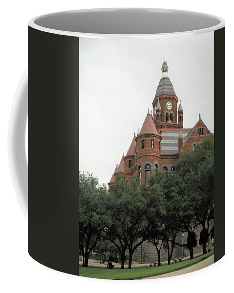 Red Coffee Mug featuring the photograph Old Red Court House 4 by C Winslow Shafer