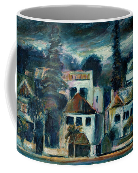 Australia Coffee Mug featuring the painting Old town Fremantle by Jeremy Holton