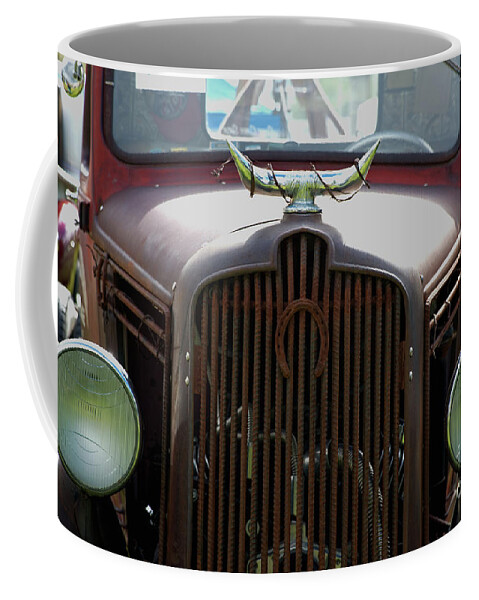 Truck Coffee Mug featuring the photograph Old Truck, Old West Detail by Kae Cheatham