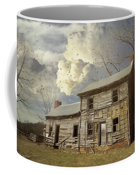  Coffee Mug featuring the photograph Old Virginia Farm by Debra Boucher