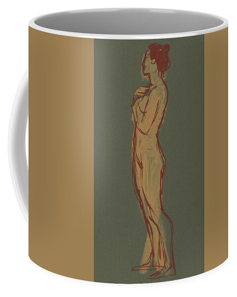 Woman Coffee Mug featuring the painting Olivia by Judith Kunzle