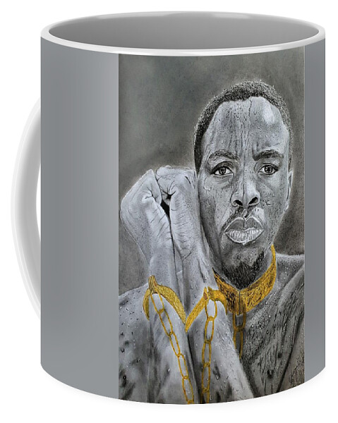 Hyperrealism Coffee Mug featuring the drawing OM2- Olivier Mub by Olivier Mub
