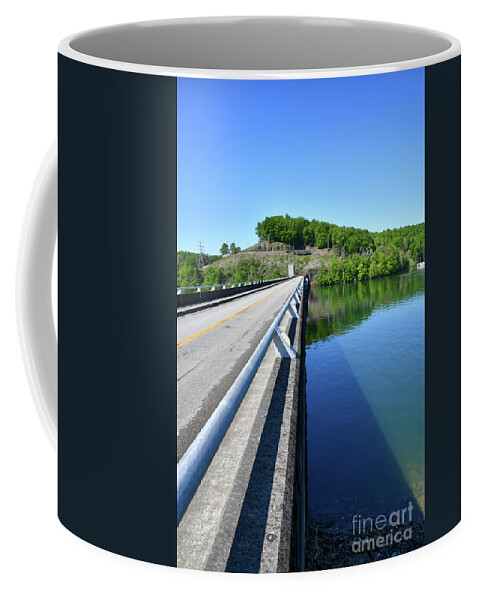 Norris Dam Coffee Mug featuring the photograph On The Road 16 by Phil Perkins