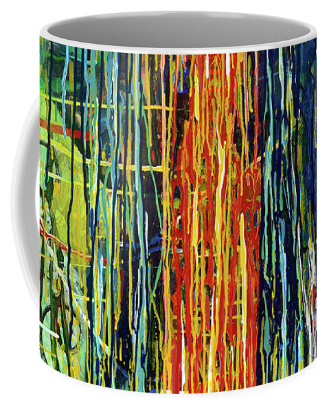 Verge Coffee Mug featuring the painting On the Verge by Tessa Evette