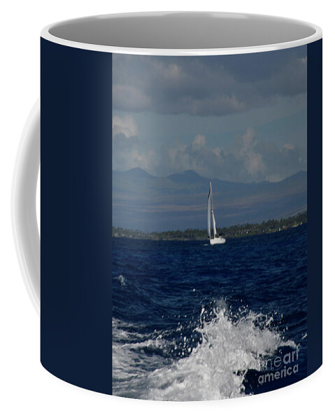 Boat Coffee Mug featuring the photograph On the Water by Cindy Murphy
