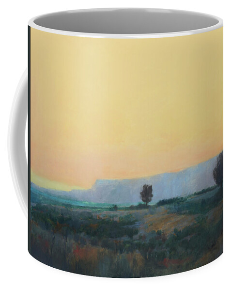 Desert Coffee Mug featuring the painting On to California by Cap Pannell