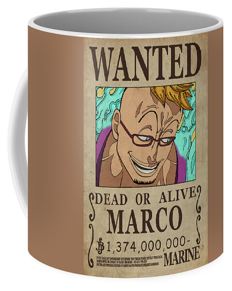 One Piece Wanted Poster - MARCO Jigsaw Puzzle by Niklas Andersen - Pixels