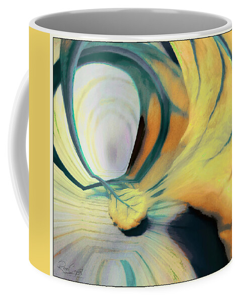Leaf Coffee Mug featuring the photograph One Wild And Crazy Leaf by Rene Crystal