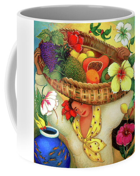 Love Birds Coffee Mug featuring the painting Open by Linda Carter Holman
