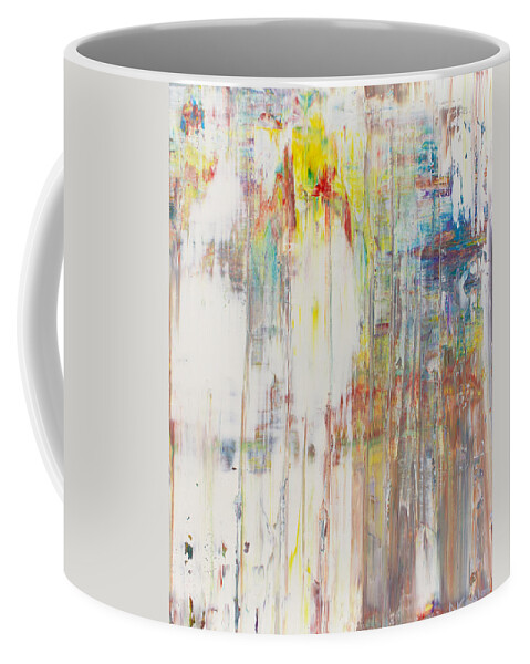 Derek Kaplan Coffee Mug featuring the painting Opt.14.20 'Forever, Whenever' by Derek Kaplan