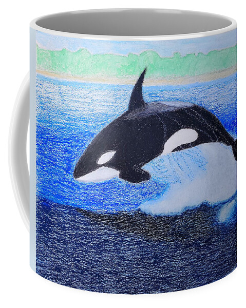 Orca Coffee Mug by Pamela Tilden - Pixels