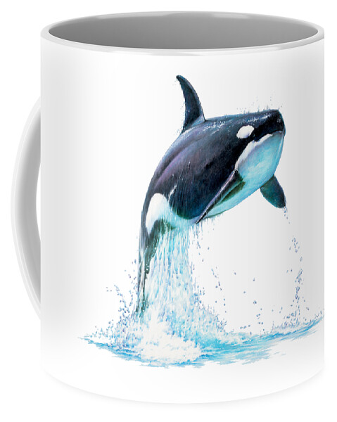 Orca Whale Coffee Mug by Salmoneggs - Pixels