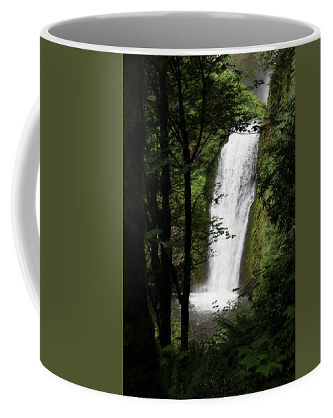Waterfall Coffee Mug featuring the photograph Oregon Drop by Jim Whitley