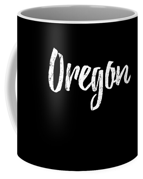Funny Coffee Mug featuring the digital art Oregon by Flippin Sweet Gear