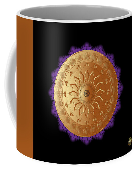 Mandala Graphic Design Coffee Mug featuring the digital art Ornativo Vero Circulus No 4224 by Alan Bennington