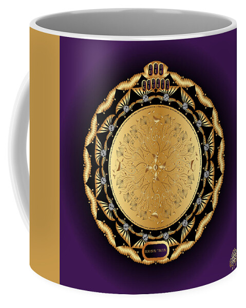 Mandala Graphic Design Coffee Mug featuring the digital art Ornativo Vero Circulus No 4247 by Alan Bennington