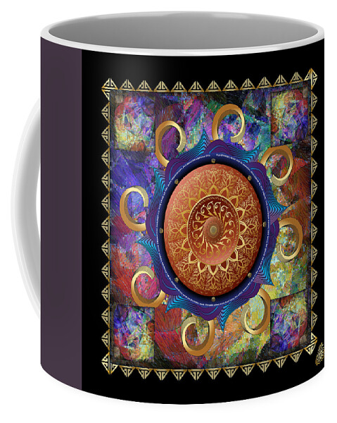 Mandala Graphic Coffee Mug featuring the digital art Ornativo Vero Circulus No 4292 by Alan Bennington
