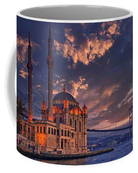 Ortaköy Mosque Coffee Mug featuring the photograph Ortakoy Mosque, Istanbul, Turkey by Sam Antonio