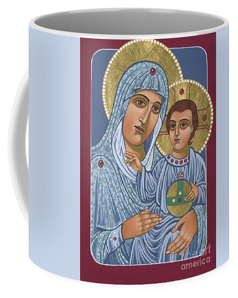 Our Lady Of Jerusalem Coffee Mug featuring the painting Our Lady of Jerusalem 305 by William Hart McNichols