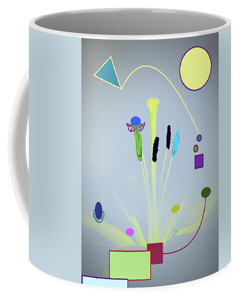 Abstract Coffee Mug featuring the photograph Out Of The Box by Alida M Haslett