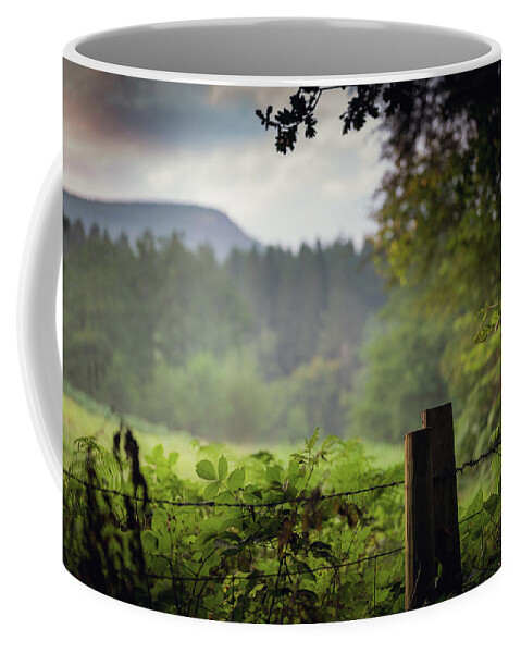 Fence Coffee Mug featuring the photograph Outside by Gavin Lewis