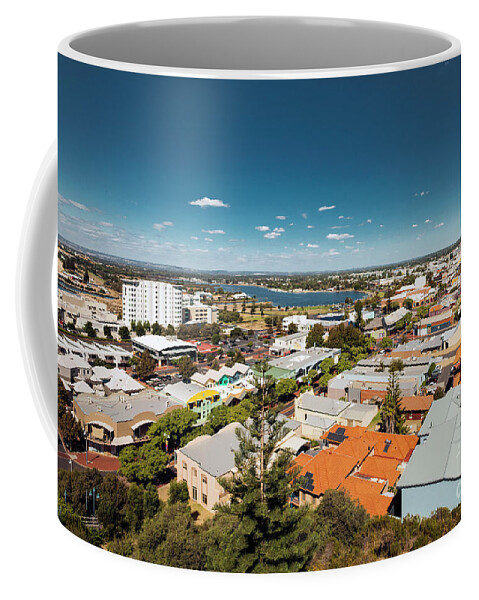 Roof Tops Coffee Mug featuring the photograph Over the Rooftops by Elaine Teague